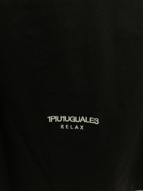 1PIU1UGUALE3 RELAX（ウノピゥウノウグァーレトレ リラックス）1PIU1UGUALE3 RELAX (ウノピゥウノウグァーレトレ リラックス) 長袖カットソー ブラック サイズ:LL 未使用品の古着・服飾アイテム