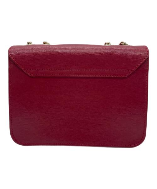 FURLA（フルラ）FURLA (フルラ) チェーンショルダーバッグ ローズレッドの古着・服飾アイテム