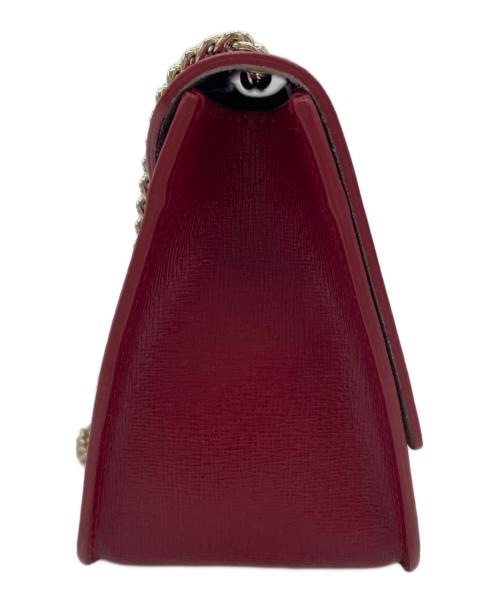 FURLA（フルラ）FURLA (フルラ) チェーンショルダーバッグ ローズレッドの古着・服飾アイテム