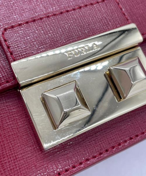 FURLA（フルラ）FURLA (フルラ) チェーンショルダーバッグ ローズレッドの古着・服飾アイテム