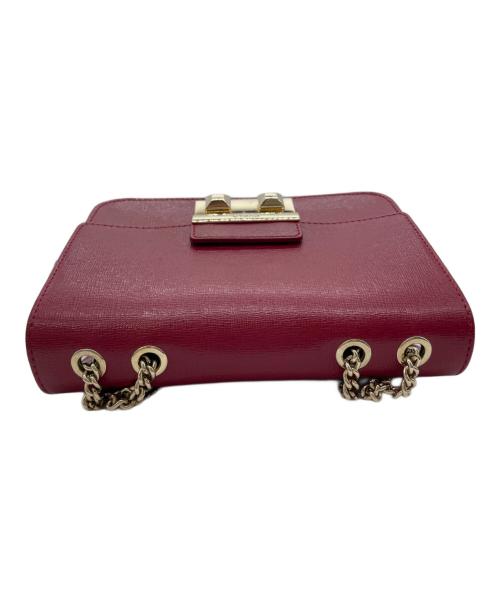 FURLA（フルラ）FURLA (フルラ) チェーンショルダーバッグ ローズレッドの古着・服飾アイテム