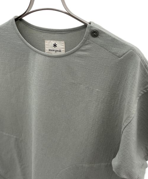 Snow peak（スノーピーク）Snow peak (スノーピーク) 半袖カットソー グレー サイズ:Mの古着・服飾アイテム