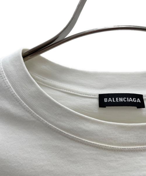 BALENCIAGA（バレンシアガ）BALENCIAGA (バレンシアガ) バックプリントTシャツ ホワイト サイズ:Sの古着・服飾アイテム