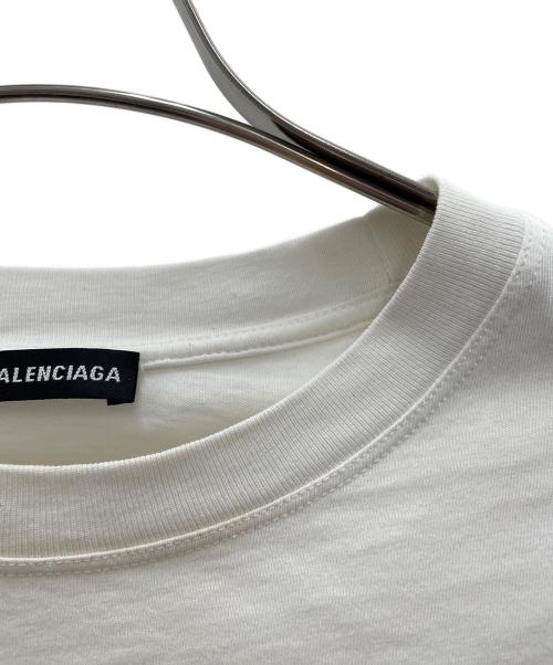BALENCIAGA（バレンシアガ）BALENCIAGA (バレンシアガ) バックプリントTシャツ ホワイト サイズ:Sの古着・服飾アイテム