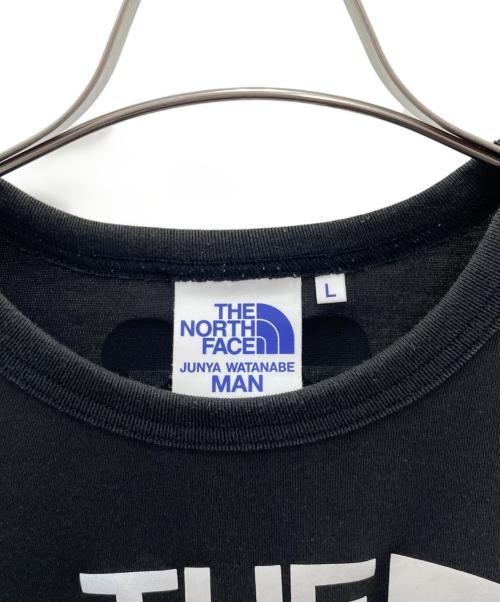 THE NORTH FACE（ザ ノース フェイス）THE NORTH FACE (ザ ノース フェイス) JUNYA WATANABE MAN (ジュンヤワタナベマン) COMME des GARCONS (コムデギャルソン) 半袖カットソー ブラック サイズ:Lの古着・服飾アイテム