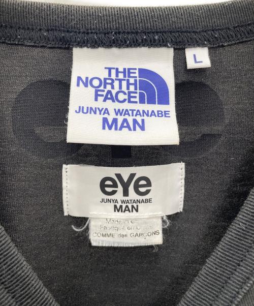 THE NORTH FACE（ザ ノース フェイス）THE NORTH FACE (ザ ノース フェイス) JUNYA WATANABE MAN (ジュンヤワタナベマン) COMME des GARCONS (コムデギャルソン) 半袖カットソー ブラック サイズ:Lの古着・服飾アイテム