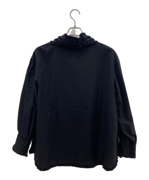INGEBORG（インゲボルグ）INGEBORG (インゲボルグ) 長袖ブラウス ブラック サイズ:Fの古着・服飾アイテム