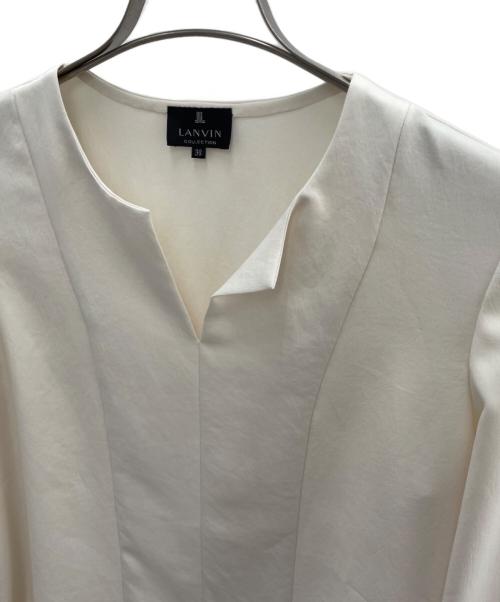 LANVIN COLLECTION（ランバンコレクション）LANVIN COLLECTION (ランバンコレクション) 長袖ブラウス アイボリー サイズ:38の古着・服飾アイテム