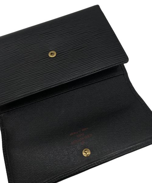 LOUIS VUITTON（ルイ ヴィトン）LOUIS VUITTON (ルイ ヴィトン) ポルトモネ・ビエ・カルトクレディ ブラックの古着・服飾アイテム