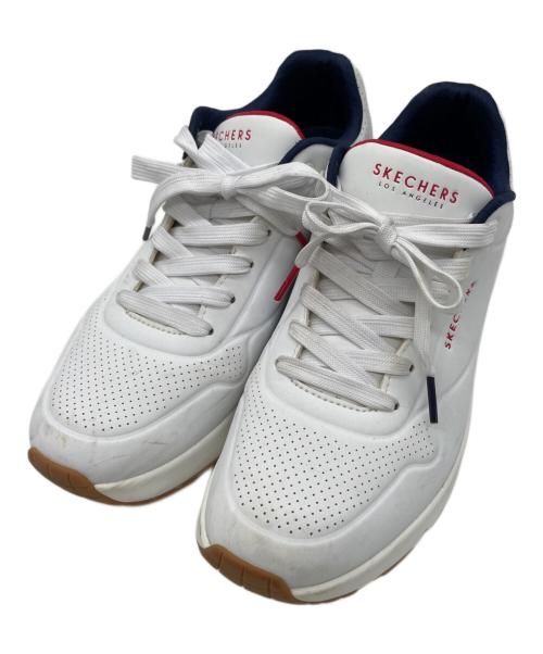 SKECHERS（スケッチャーズ）SKECHERS (スケッチャーズ) ローカットスニーカー ホワイト サイズ:27.5の古着・服飾アイテム
