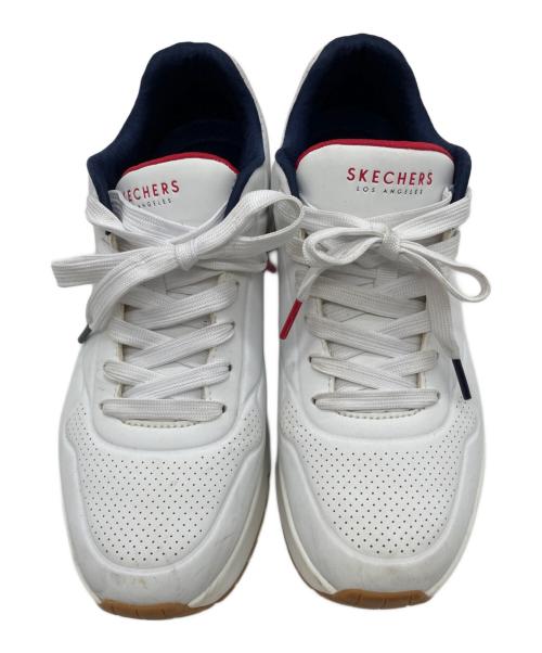 SKECHERS（スケッチャーズ）SKECHERS (スケッチャーズ) ローカットスニーカー ホワイト サイズ:27.5の古着・服飾アイテム