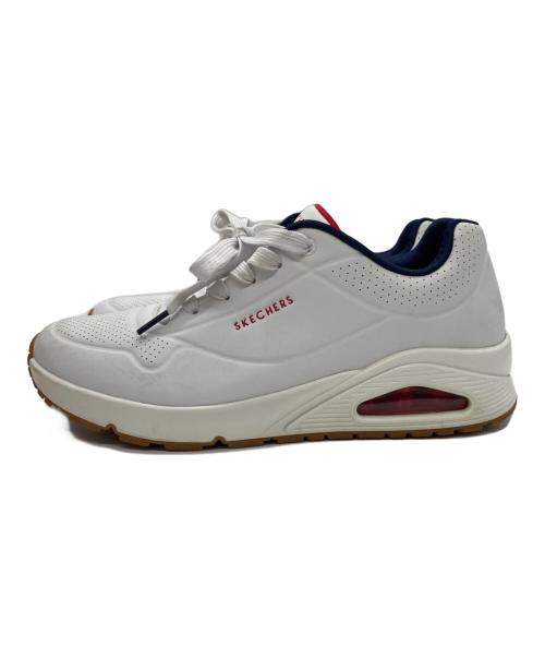 SKECHERS（スケッチャーズ）SKECHERS (スケッチャーズ) ローカットスニーカー ホワイト サイズ:27.5の古着・服飾アイテム