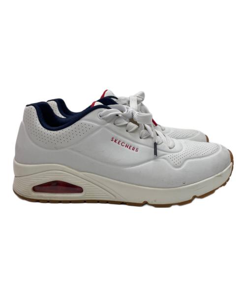 SKECHERS（スケッチャーズ）SKECHERS (スケッチャーズ) ローカットスニーカー ホワイト サイズ:27.5の古着・服飾アイテム