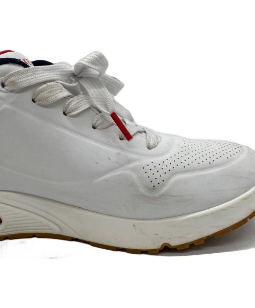 SKECHERS（スケッチャーズ）SKECHERS (スケッチャーズ) ローカットスニーカー ホワイト サイズ:27.5の古着・服飾アイテム