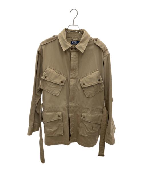 POLO RALPH LAUREN（ポロ・ラルフローレン）POLO RALPH LAUREN (ポロ・ラルフローレン) M-42タイプ・エアボーンジャケット ブラウン サイズ:LLの古着・服飾アイテム