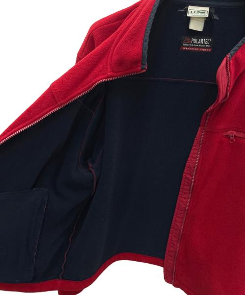 L.L.Bean（エルエルビーン）L.L.Bean (エルエルビーン) フリースジャケット レッド サイズ:不明の古着・服飾アイテム
