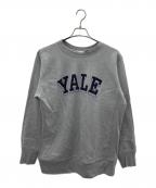 Champion REVERSE WEAVE×YALE UNVERSITYチャンピオン リバース ウィーブ×）の古着「スウェット」｜グレー