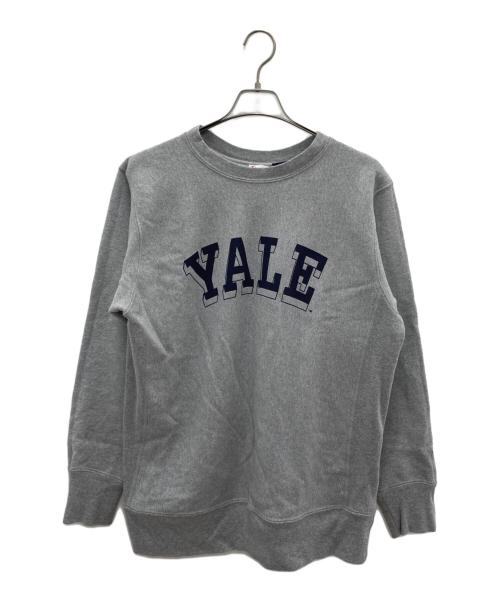 Champion REVERSE WEAVE（チャンピオン リバース ウィーブ）Champion REVERSE WEAVE (チャンピオン リバース ウィーブ) YALE UNVERSITY スウェット グレー サイズ:Lの古着・服飾アイテム
