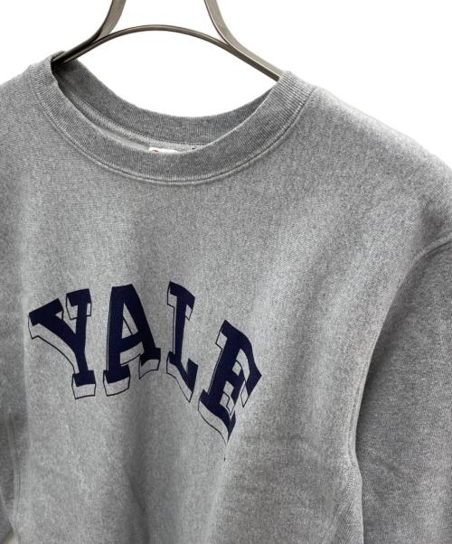 Champion REVERSE WEAVE（チャンピオン リバース ウィーブ）Champion REVERSE WEAVE (チャンピオン リバース ウィーブ) YALE UNVERSITY スウェット グレー サイズ:Lの古着・服飾アイテム