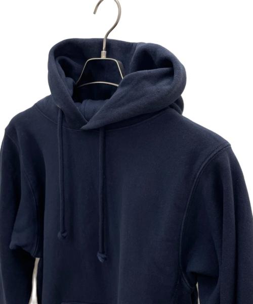Champion REVERSE WEAVE（チャンピオン リバース ウィーブ）Champion REVERSE WEAVE (チャンピオン リバース ウィーブ) プルオーバーパーカー ネイビー サイズ:Lの古着・服飾アイテム