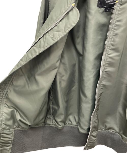 ALPHA（アルファ）ALPHA (アルファ) L-2B フライトナイロンジャケット グリーン サイズ:Lの古着・服飾アイテム