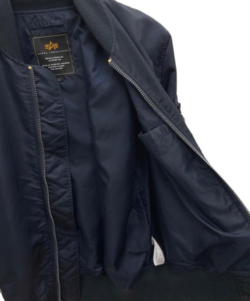 ALPHA（アルファ）ALPHA (アルファ) L-2B フライトナイロンジャケット ネイビー サイズ:Lの古着・服飾アイテム
