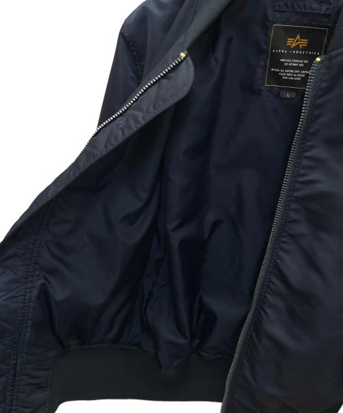 ALPHA（アルファ）ALPHA (アルファ) L-2B フライトナイロンジャケット ネイビー サイズ:Lの古着・服飾アイテム