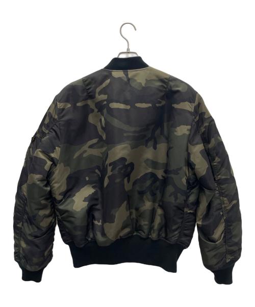 ALPHA（アルファ）ALPHA (アルファ) MA-1 コアスペック フライトジャケット グリーン サイズ:Lの古着・服飾アイテム
