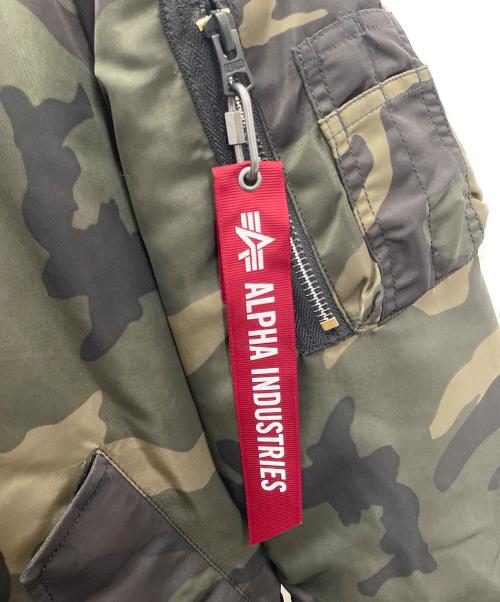 ALPHA（アルファ）ALPHA (アルファ) MA-1 コアスペック フライトジャケット グリーン サイズ:Lの古着・服飾アイテム