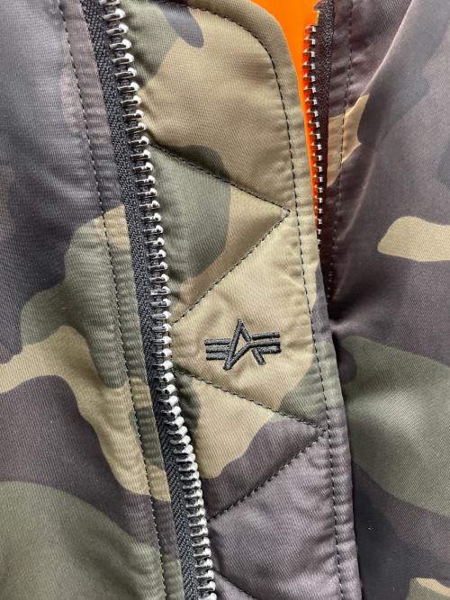 ALPHA（アルファ）ALPHA (アルファ) MA-1 コアスペック フライトジャケット グリーン サイズ:Lの古着・服飾アイテム
