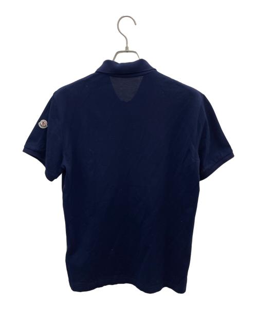 MONCLER（モンクレール）MONCLER (モンクレール) サイドラインポロシャツ ネイビー サイズ:XLの古着・服飾アイテム