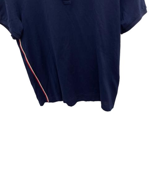 MONCLER（モンクレール）MONCLER (モンクレール) サイドラインポロシャツ ネイビー サイズ:XLの古着・服飾アイテム