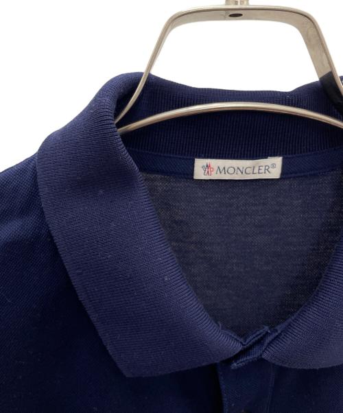 MONCLER（モンクレール）MONCLER (モンクレール) サイドラインポロシャツ ネイビー サイズ:XLの古着・服飾アイテム