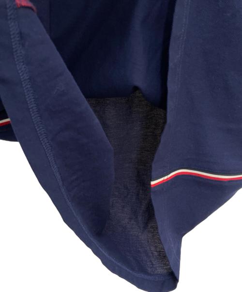 MONCLER（モンクレール）MONCLER (モンクレール) サイドラインポロシャツ ネイビー サイズ:XLの古着・服飾アイテム