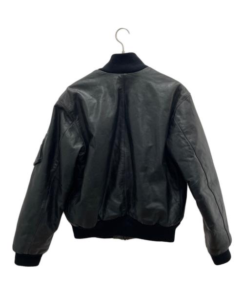 ARMANI EXCHANGE（アルマーニ エクスチェンジ）ARMANI EXCHANGE (アルマーニ エクスチェンジ) レザージャケット ブラック サイズ:Mの古着・服飾アイテム