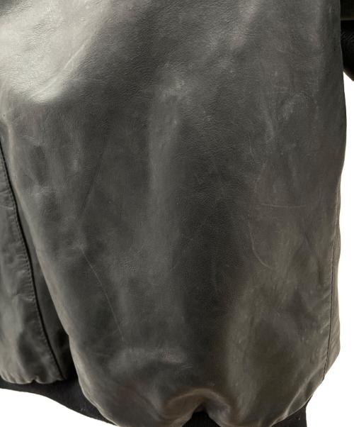 ARMANI EXCHANGE（アルマーニ エクスチェンジ）ARMANI EXCHANGE (アルマーニ エクスチェンジ) レザージャケット ブラック サイズ:Mの古着・服飾アイテム
