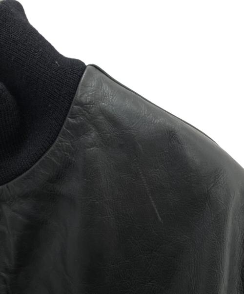 ARMANI EXCHANGE（アルマーニ エクスチェンジ）ARMANI EXCHANGE (アルマーニ エクスチェンジ) レザージャケット ブラック サイズ:Mの古着・服飾アイテム