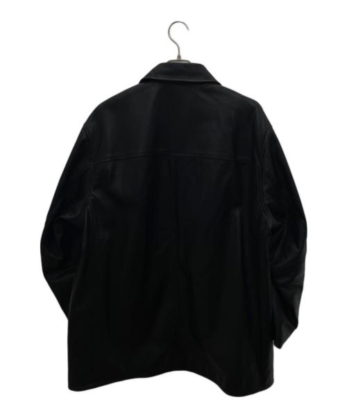 MAISON SPECIAL（メゾンスペシャル）MAISON SPECIAL (メゾンスペシャル) シープレザーコート ブラック サイズ:Ｓの古着・服飾アイテム