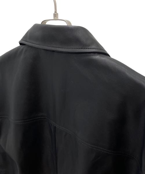 MAISON SPECIAL（メゾンスペシャル）MAISON SPECIAL (メゾンスペシャル) シープレザーコート ブラック サイズ:Ｓの古着・服飾アイテム