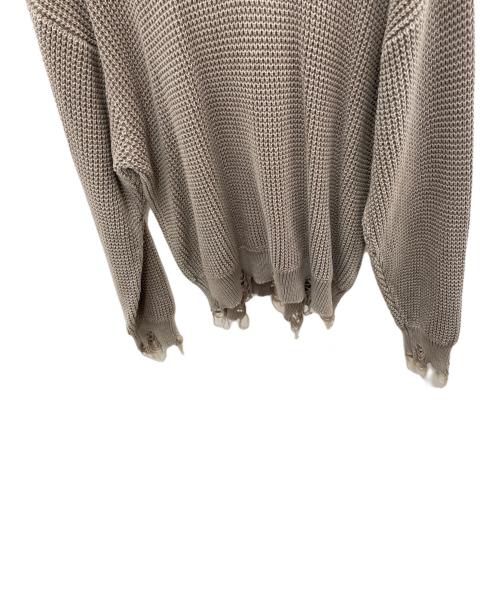 DANKE SCHON（ダンケ シェーン）DANKE SCHON (ダンケ シェーン) ニットパーカー ブラウン サイズ:Mの古着・服飾アイテム