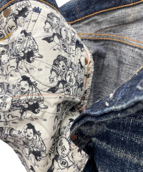 EVISU（エヴィス）EVISU (エヴィス) デニムパンツ ネイビー サイズ:38の古着・服飾アイテム