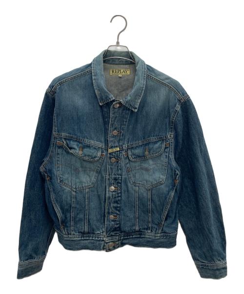 REPLAY（リプレイ）REPLAY (リプレイ) デニムジャケット ネイビー サイズ:Mの古着・服飾アイテム
