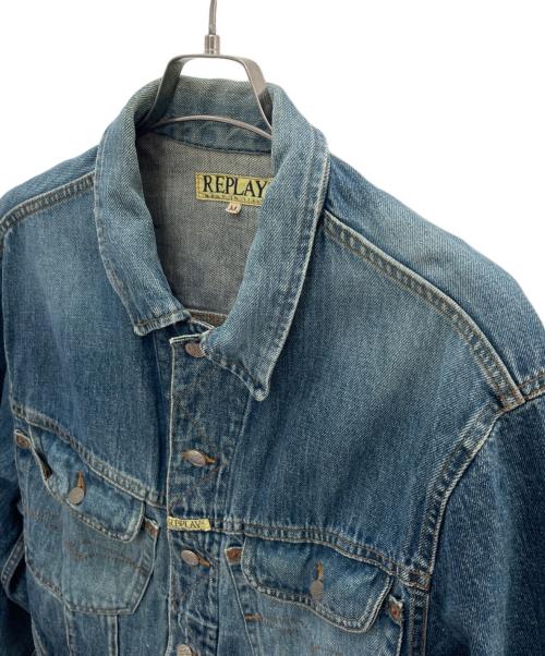 REPLAY（リプレイ）REPLAY (リプレイ) デニムジャケット ネイビー サイズ:Mの古着・服飾アイテム