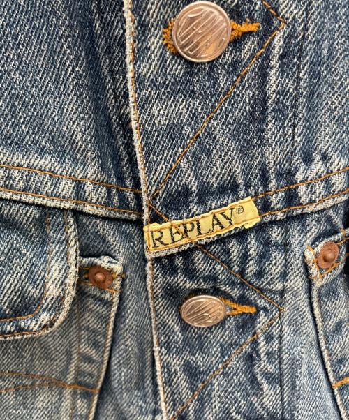 REPLAY（リプレイ）REPLAY (リプレイ) デニムジャケット ネイビー サイズ:Mの古着・服飾アイテム