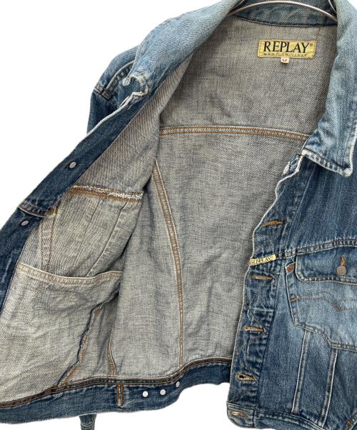 REPLAY（リプレイ）REPLAY (リプレイ) デニムジャケット ネイビー サイズ:Mの古着・服飾アイテム