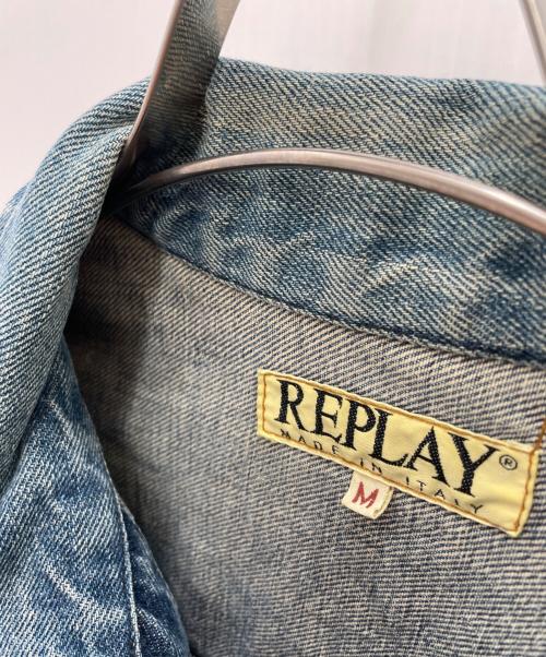REPLAY（リプレイ）REPLAY (リプレイ) デニムジャケット ネイビー サイズ:Mの古着・服飾アイテム