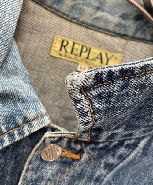 REPLAY（リプレイ）REPLAY (リプレイ) デニムジャケット ネイビー サイズ:Mの古着・服飾アイテム