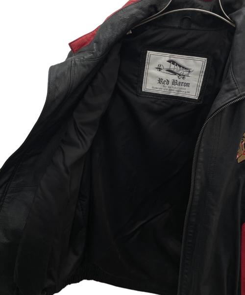 RED BARON（レッドバロン）RED BARON (レッドバロン) レザージャケット ブラック サイズ:Lの古着・服飾アイテム