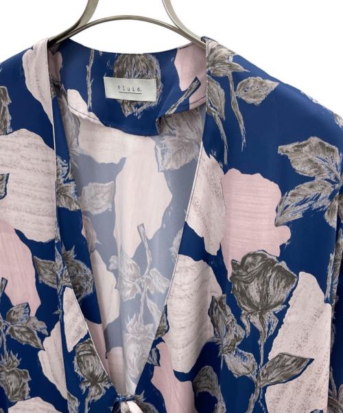 Fluid（フルイド）Fluid (フルイド) 長袖ワンピース ブルー サイズ:1 未使用品の古着・服飾アイテム