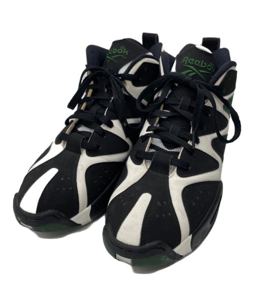 REEBOK（リーボック）REEBOK (リーボック) スニーカー ブラック×グリーン サイズ:27.5の古着・服飾アイテム